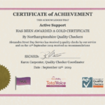 Active Support Service awarded Gold
